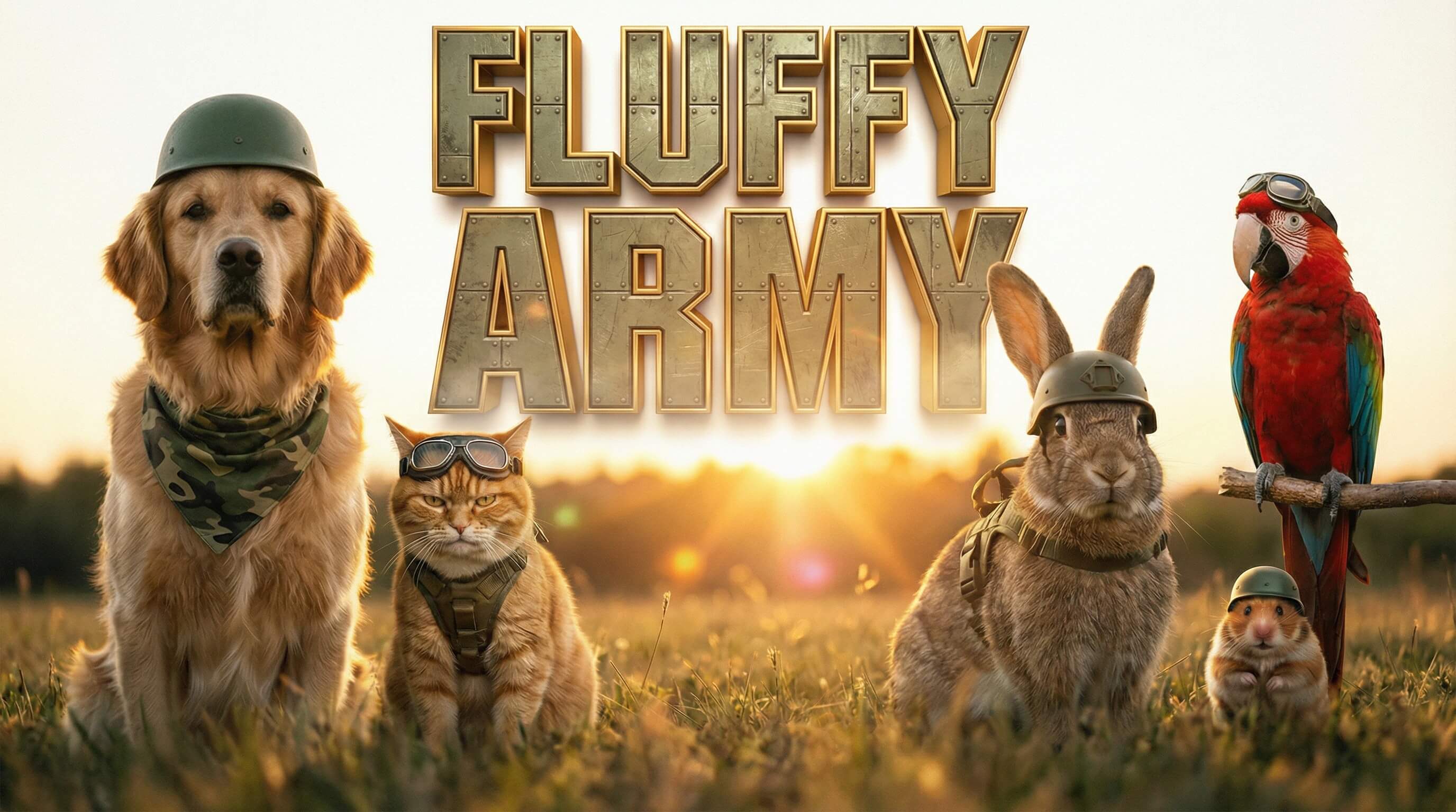 Fluffy Army Banner